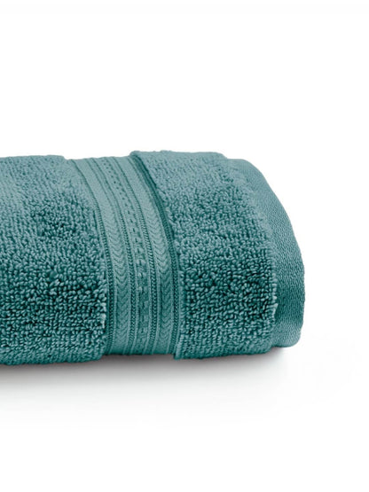 Opulent 100% Cotton Hand Towel, 550 GSM, Solid, Teal