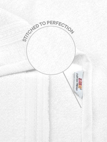 Opulent 100% Cotton Hand Towel, 550 GSM, Solid, White