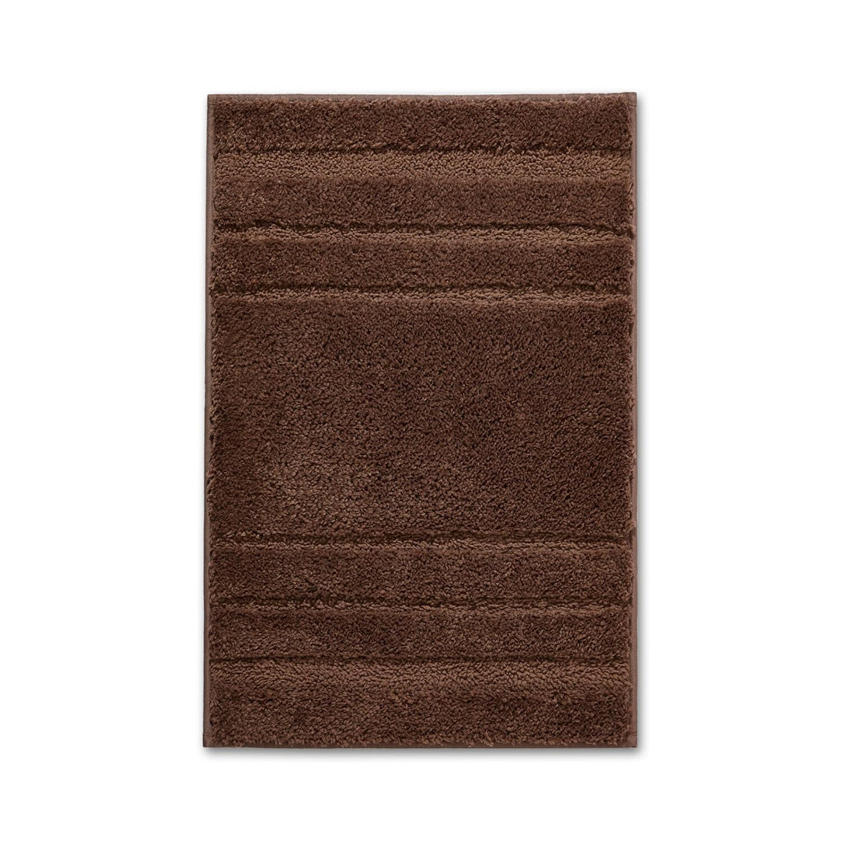 Airsoft Polyester Small Bath Mat, 1552 GSM, Solid, Dark Brown