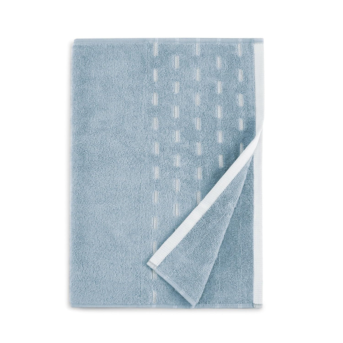 Airsoft 100% Cotton Hand Towel Set (2 Pcs), 450 GSM, Solid, Light Blue
