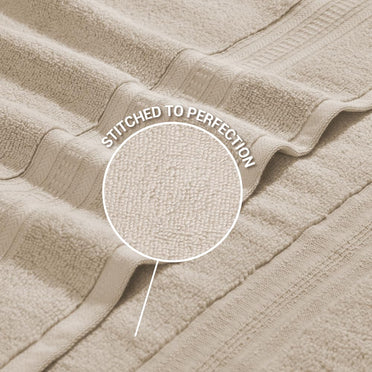 Opulent 100% Cotton Bath Towel, 550 GSM, Solid, Light Yellow
