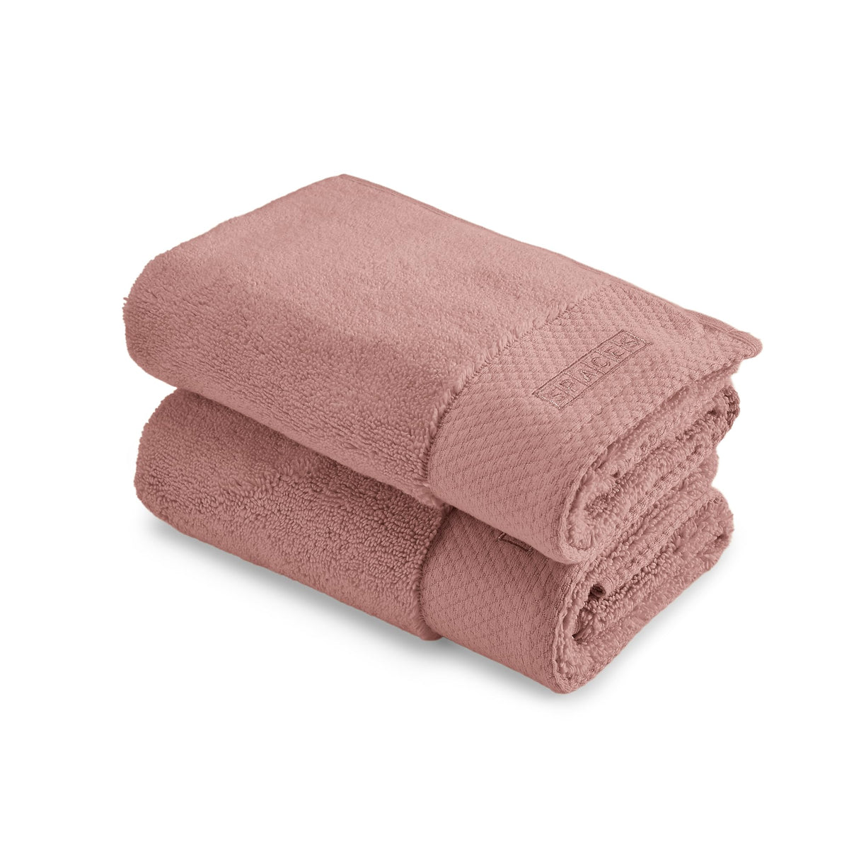 Eminence 100% Egyptian Cotton Hand Towel, 670 GSM, Solid, Blush