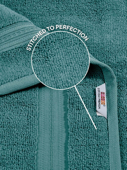 Opulent 100% Cotton Hand Towel, 550 GSM, Solid, Teal