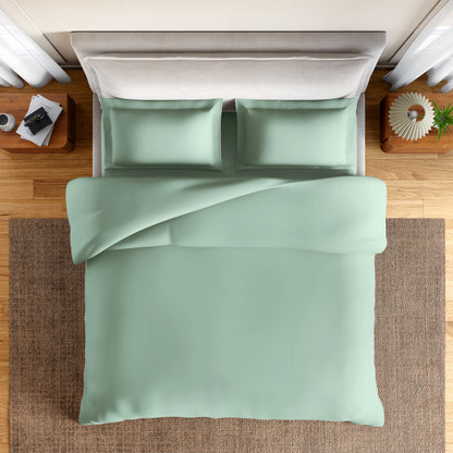 Essentials 100% Cotton Double Quilt, 170 TC, Solid, True Blue