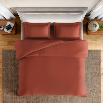 Essentials 100% Cotton Double Quilt, 170 TC, Solid, Bruchetta