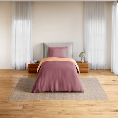 Essentials 100% Cotton Single Quilt, 170 TC, Solid, Buff