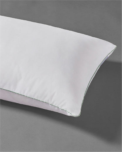 Solid White 100% Cotton Pillow - Breath Easy By Spaces