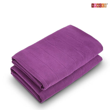 Freshlite 100% Cotton Bath Towel, 250 GSM, Solid, Violet