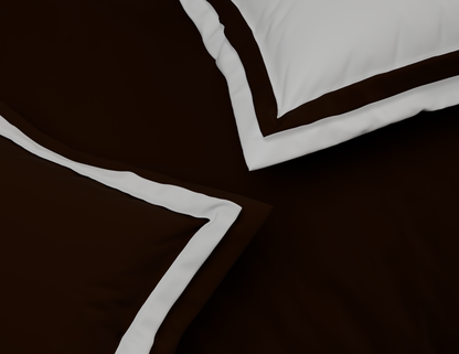 Solid Chocolate - Dark Brown Hygro Cotton King Size Bedsheet - Hygro By Spaces