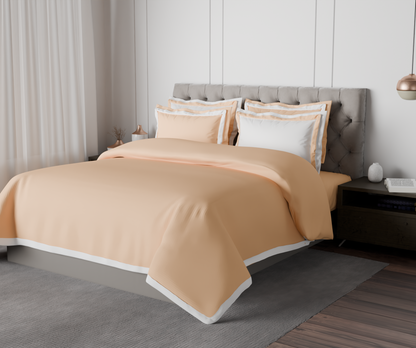 Solid Cream - Light Yellow Hygro Cotton King Size Bedsheet - Hygro By Spaces
