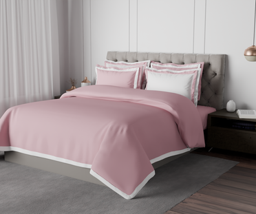 Solid Lilac - Light Violet Hygro Cotton King Size Bedsheet - Hygro By Spaces