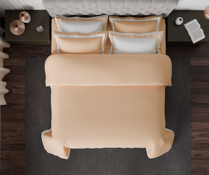 Solid Cream - Light Yellow Hygro Cotton King Size Bedsheet - Hygro By Spaces