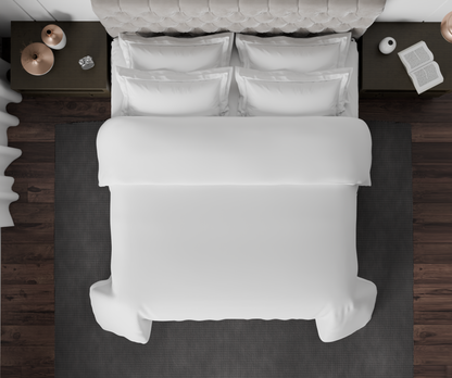 Solid White Hygro Cotton King Size Bedsheet - Hygro By Spaces