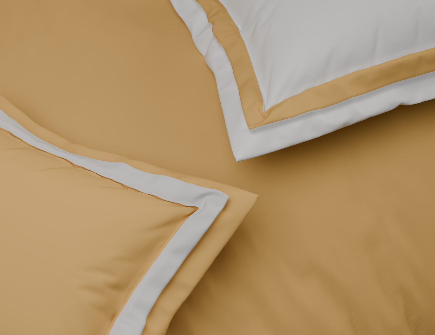 Solid Champagne Gold - Gold Hygro Cotton King Size Bedsheet - Hygro By Spaces