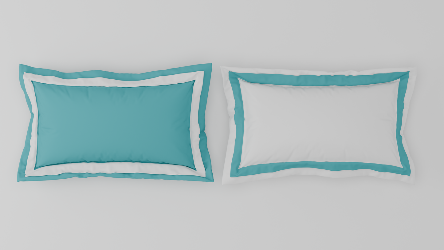 Solid Aqua Green - Light Green Hygro Cotton King Size Bedsheet - Hygro By Spaces