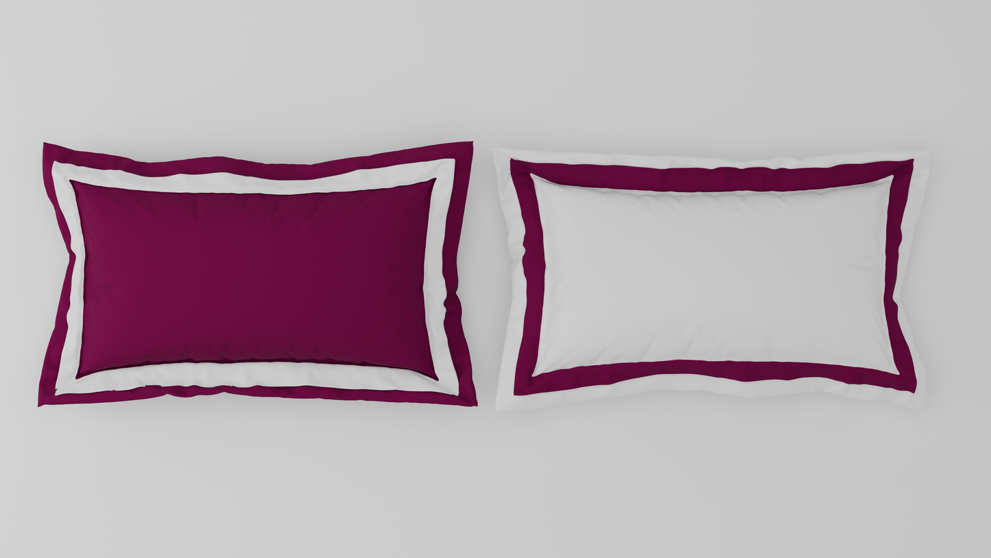 Solid Sangaria - Dark Violet Hygro Cotton King Size Bedsheet - Hygro By Spaces