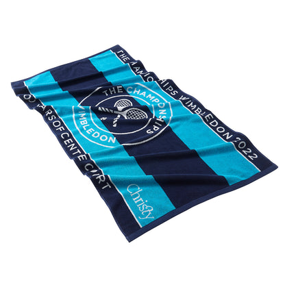 Wimbledon 2022 Midnight Turquo 100% Cotton Bath Towel