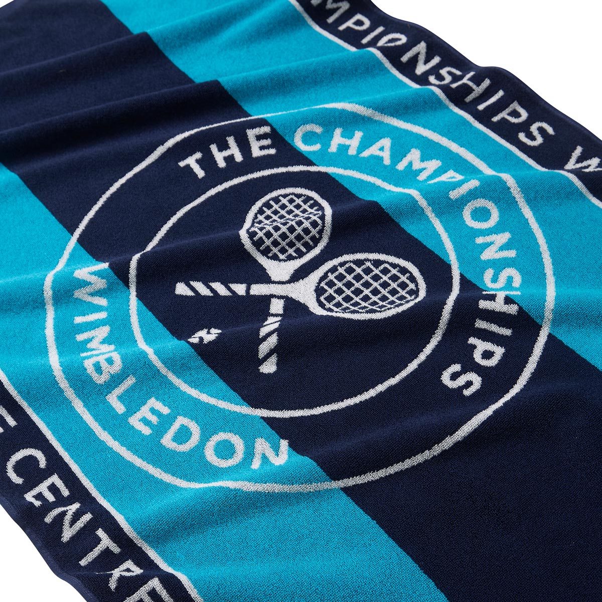 Wimbledon 2022 Midnight Turquo 100% Cotton Bath Towel