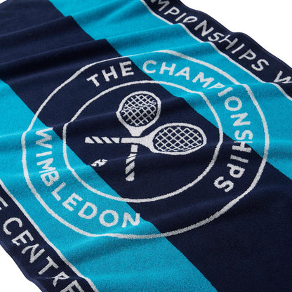 Wimbledon 2022 Midnight Turquo 100% Cotton Bath Towel