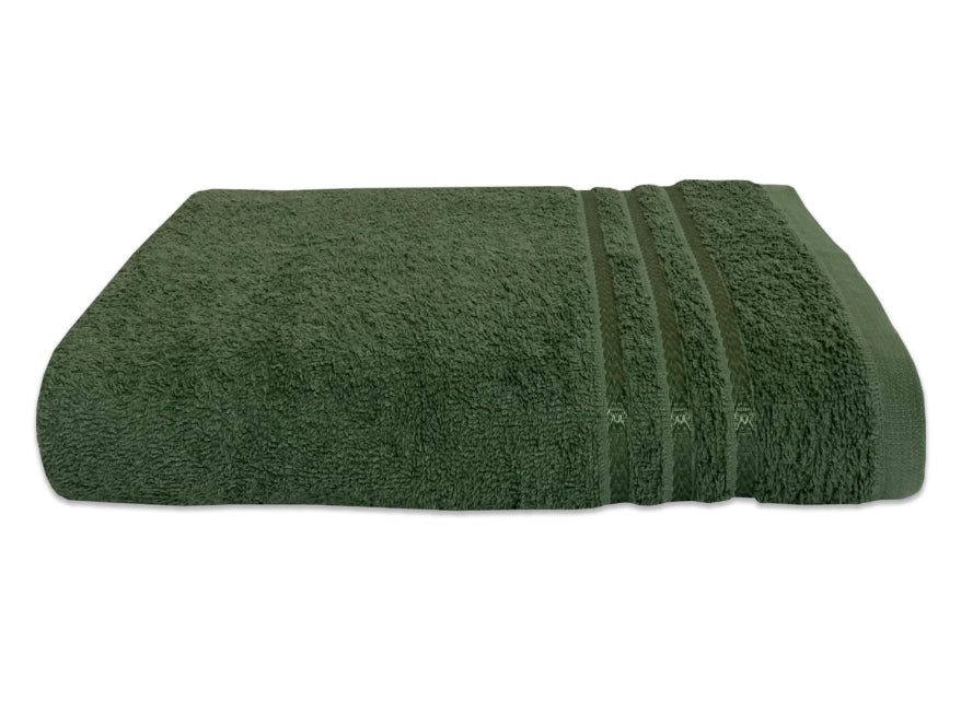 Welspun Quik Dry 100% Cotton Large Towel-Green