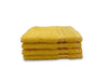 Sunray Yellow - 4 Piece 100% Cotton Face Towel Set - Anti Bacterial By Welspun