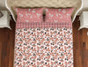 Floral Pink 100% Cotton King Fitted Sheet - Atrium By Spaces