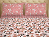 Floral Pink 100% Cotton Queen Fitted Sheet - Atrium By Spaces