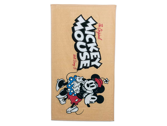 Disney Mickey - Light Yellow 100% Cotton Bath Towel - Chrome - By Spaces