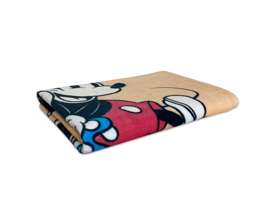 Disney Mickey - Light Yellow 100% Cotton Bath Towel - Chrome - By Spaces