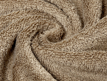 Taupe - Brown 100% Cotton Bath Towel - Hygro By Spaces