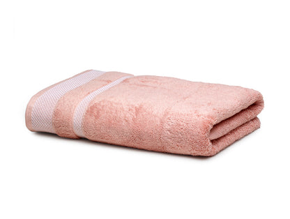 Coral - Brown 100% Cotton Bath Towel - Hygro By Spaces