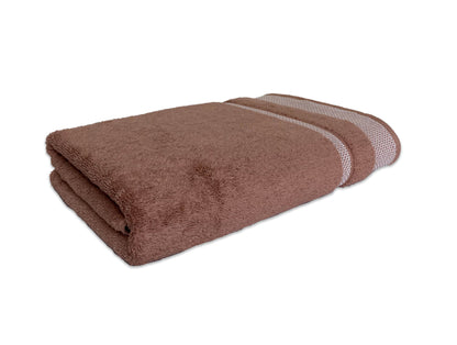 Maple Sugar - Light Brown 100% Cotton Bath Towel - Hygro By Spaces