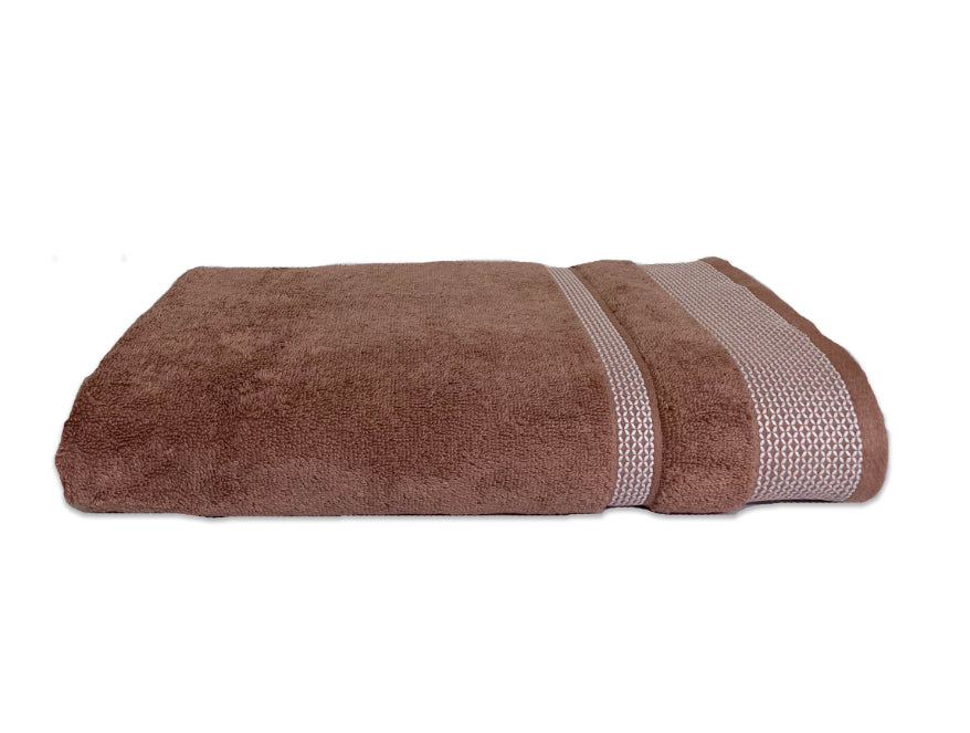 Maple Sugar - Light Brown 100% Cotton Bath Towel - Hygro By Spaces