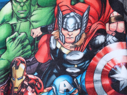 Marvel Avengers Easy Care Navy Blue 100% Cotton Poncho - By Spaces