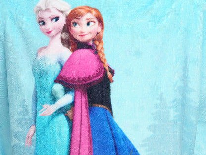 Disney Frozen Easy Care Sky Blue 100% Cotton Poncho - By Spaces