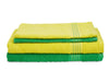 Yellow/Green 4 Piece 100% Cotton Gift Set - Bath Carnival By Spaces