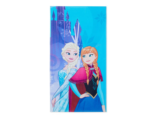 Disney Frozen1 - Light Blue 100% Cotton Bath Towel - Aqua Blue - By Spaces