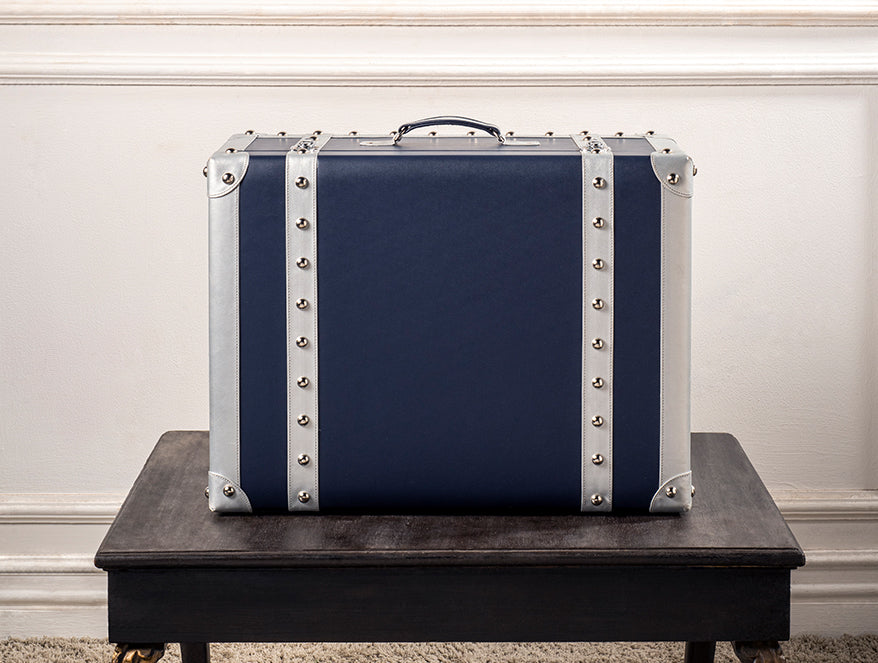 Solid Midnight Blue - Dark Blue 100% Cotton Bed In A Bag - Toujours By Spaces