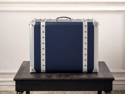 Solid Midnight Blue - Dark Blue 100% Cotton Bed In A Bag - Toujours By Spaces