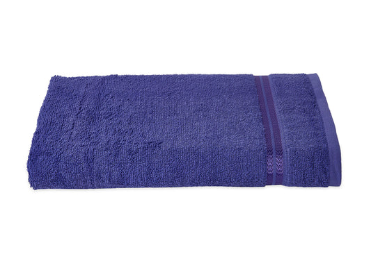 Spectrum Blue - Dark Violet 100% Cotton Bath Towel - Anti Bacterial By Welspun