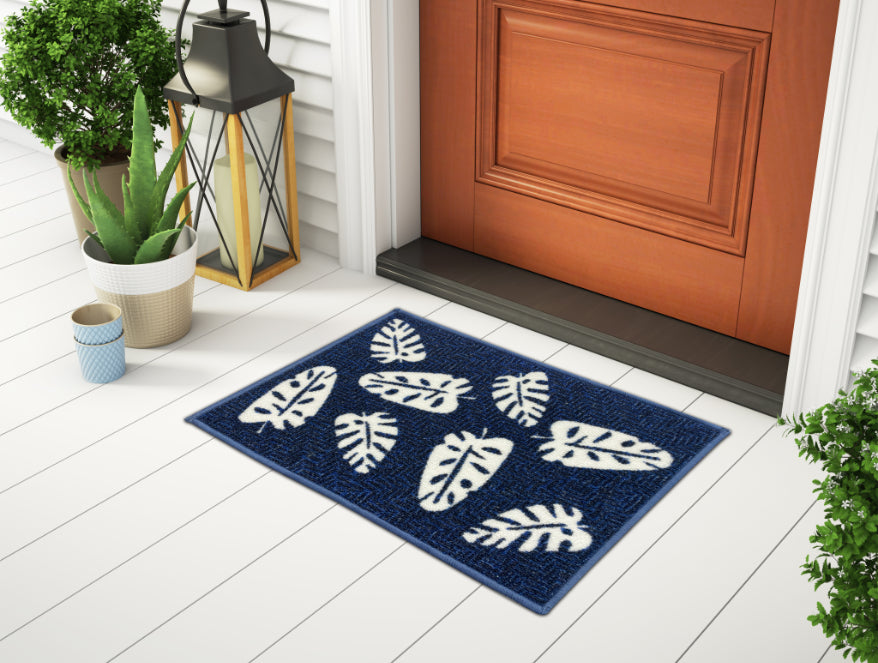 Unwinders Nylon Door Mats Small-Dark Blue