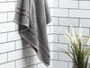 Gunmetal Grey - Dark Grey 100% Cotton Bath Towel - Atrium By Spaces