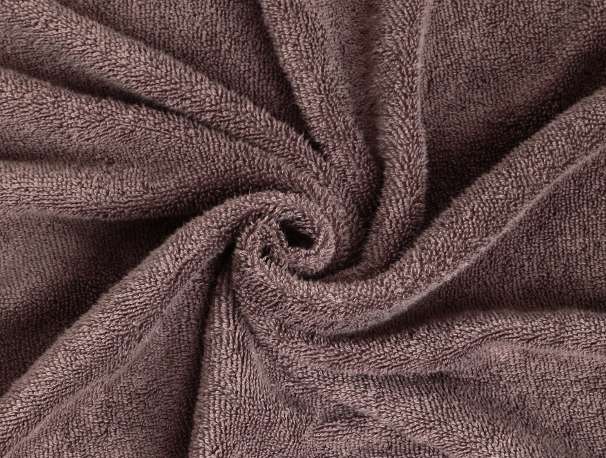 Mustard/Chocola 4 Piece 100% Cotton Hand Towel Set - Atrium By Spaces