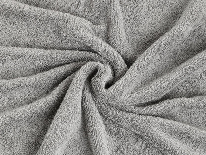 White/Gunmetal 4 Piece 100% Cotton Hand Towel Set - Atrium Plus By Spaces