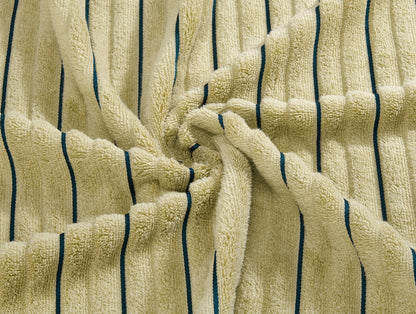 Desert/Teal - Light Brown 100% Cotton Bath Towel - Exotica By Spaces