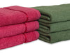 Green/Coral 6 Piece 100% Cotton Hand Towel Set - Seasons Best Qd By Spaces