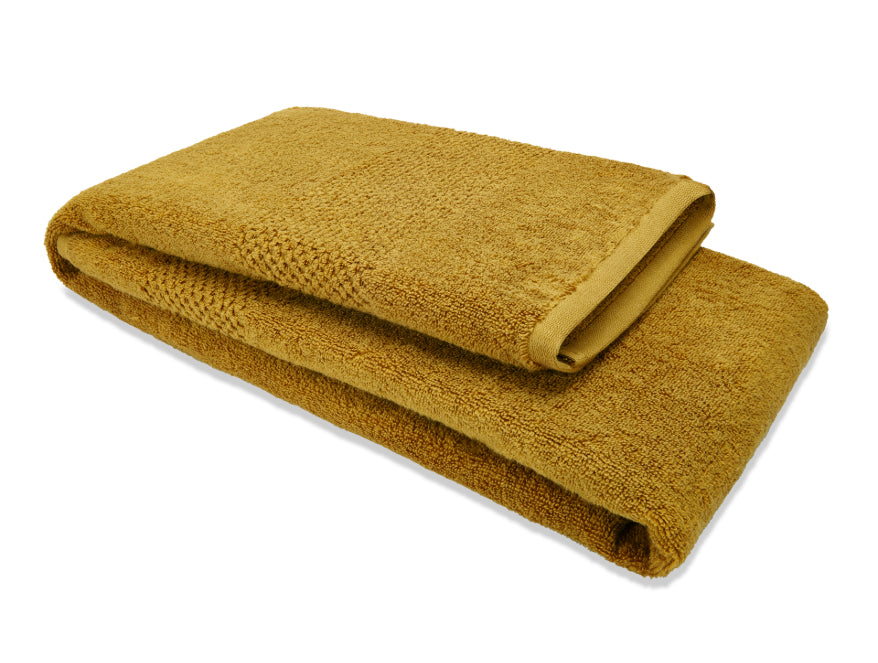 Gold 100% Cotton Bath Towel - Swift Dry By Spaces