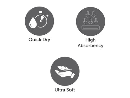 Gold 100% Cotton Bath Towel - Swift Dry By Spaces