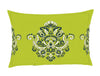 Ornate Kiwi Coloda - Light Green 100% Cotton Double Bedsheet - Seasons Best Premium By Welspun