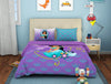 Disney Jasmine Lavender - Light Violet 100% Cotton Double Bedsheet - By Spaces